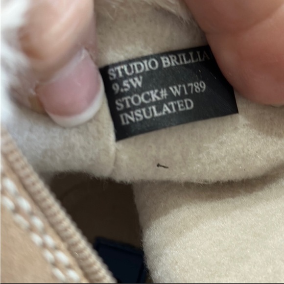 Studio Brilliant Tan Waterproof & Insulated Leather Boots - Picture 11 of 13